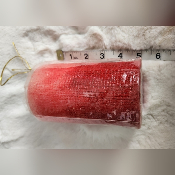 2/$15 - New Red Candle in wrapping - Picture 4 of 5